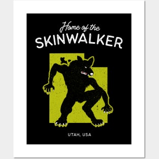 Home of the Skinwalker - Utah, USA Legend Posters and Art